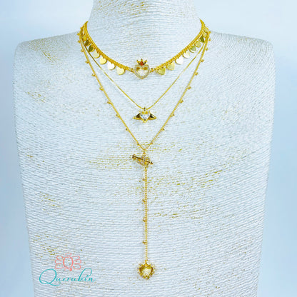 Collar Corona Corazones